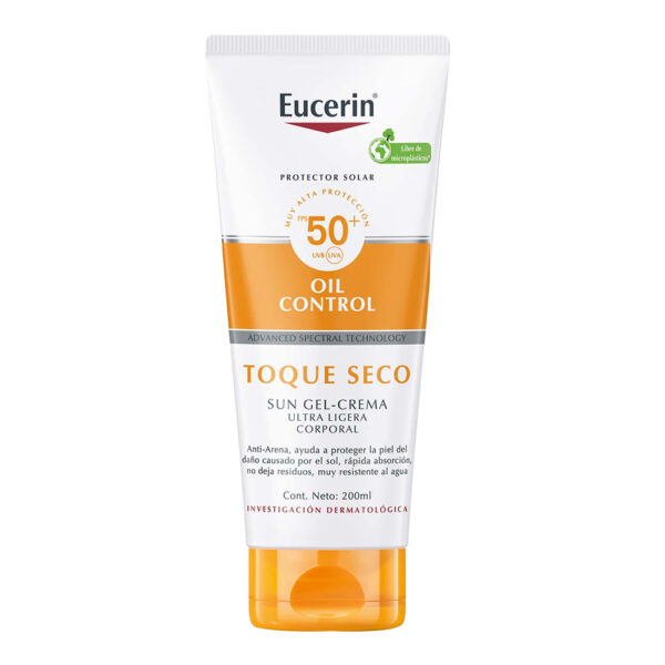 Eucerin Protector Solar Corporal Oil Control Toque Seco Spf 50 200Ml