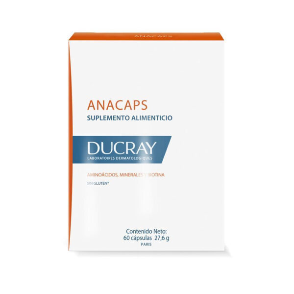 Ducray Anacaps Suplemento Alimenticio Rico En Vitaminas 60 Cápsulas